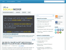 Tablet Screenshot of alltomsocialamedier.se